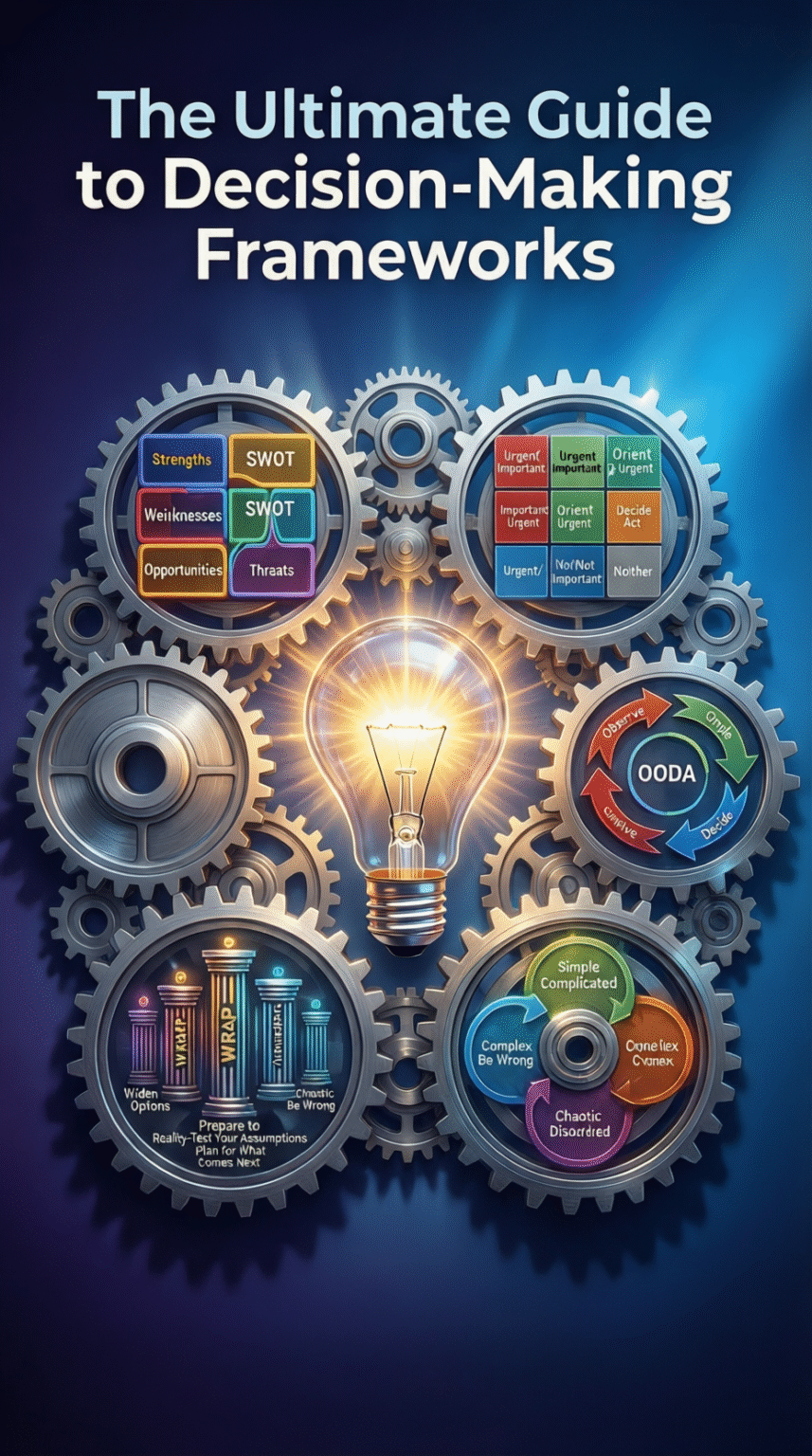 The Ultimate Guide to Decision-Making Frameworks: Tools Every Strategic ...