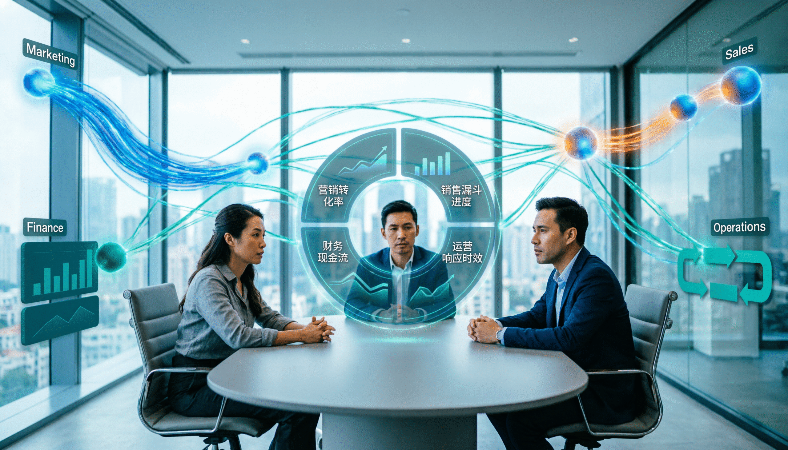 Breaking down data silos for better leadership decisions with integrated data visualization