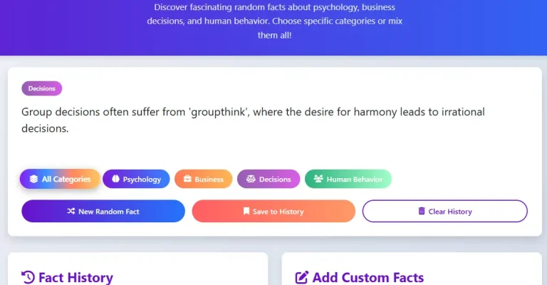 random-facts-generator